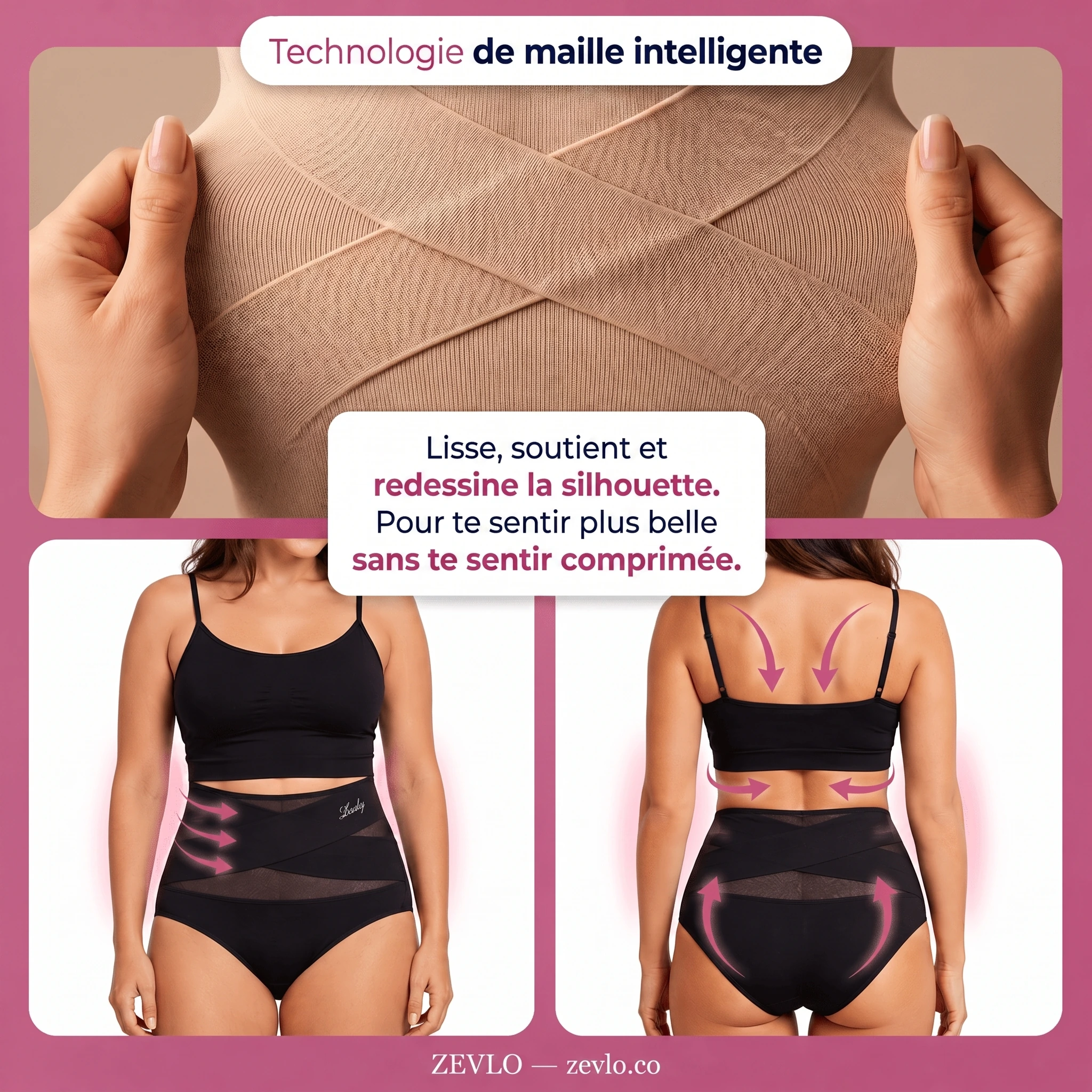 Culotte Gainante Ventre Lisse Zevlo™ — visuel 4 sur 15
