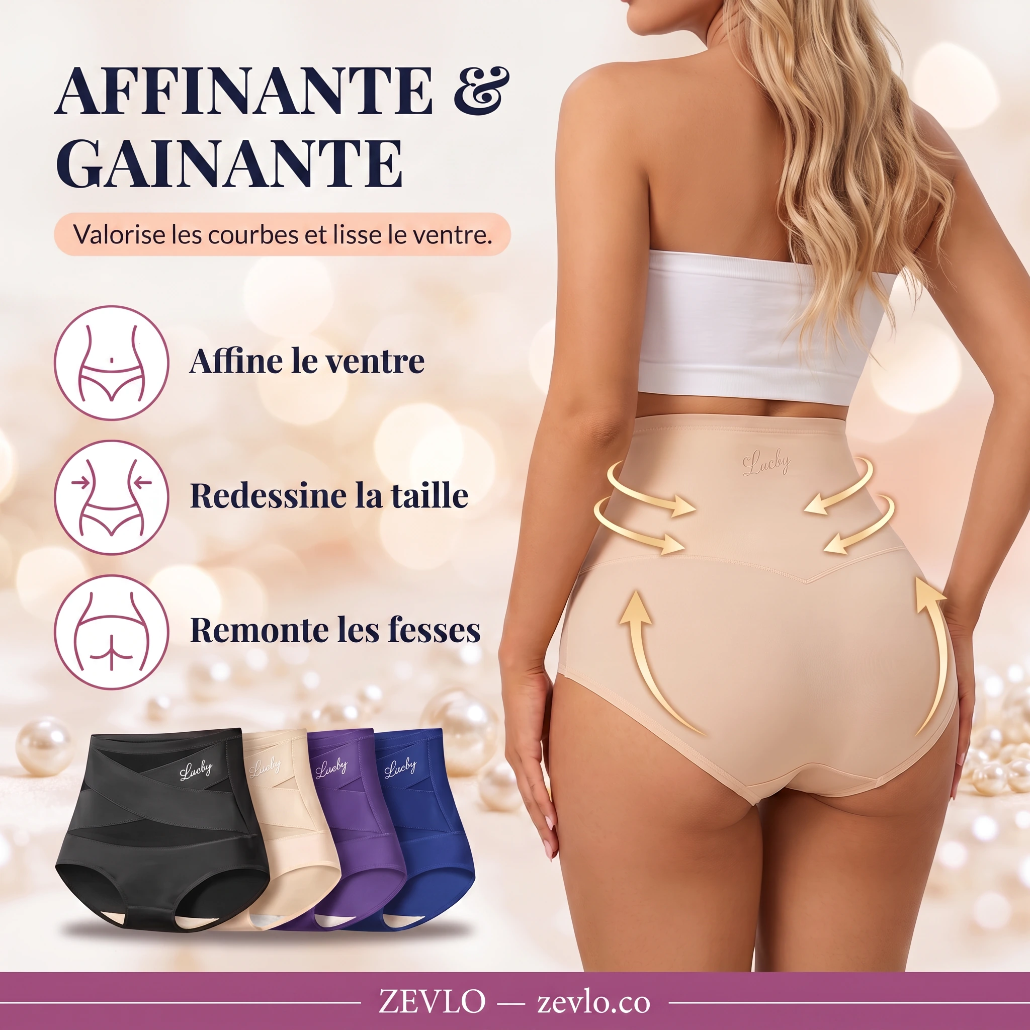 Culotte Gainante Ventre Lisse Zevlo™ — visuel 6 sur 15