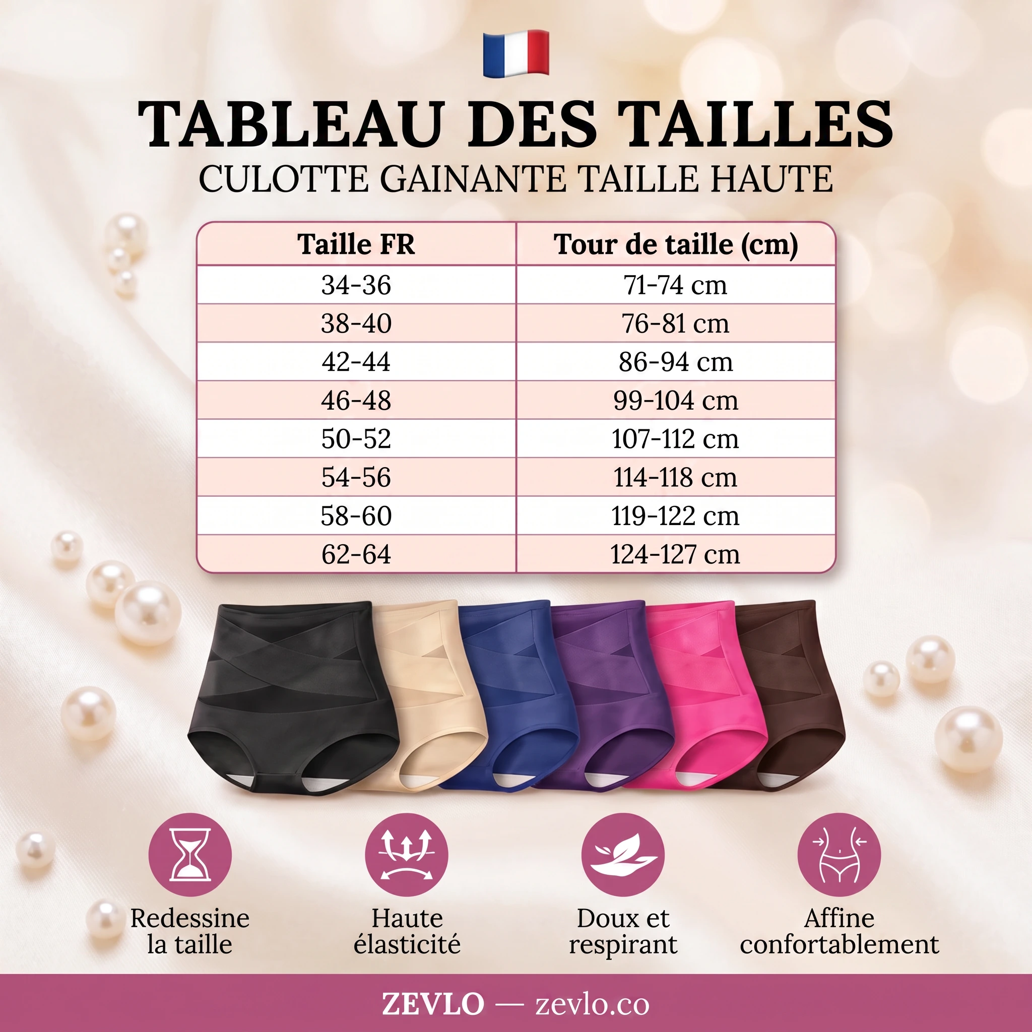 Culotte Gainante Ventre Lisse Zevlo™ — visuel 8 sur 15
